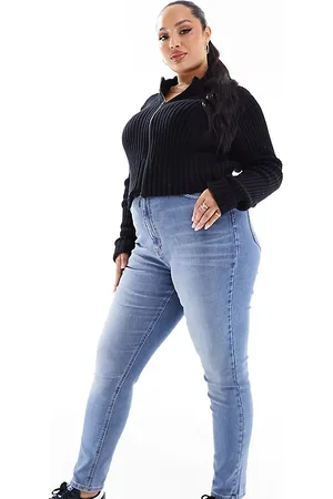 ASOS ASOS DESIGN Curve ultimate skinny jeans in mid