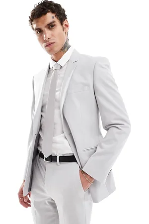 ASOS Skinny suit jacket in ice