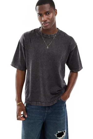 Bershka T-shirt in washed