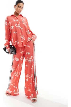 French Connection Alessandra trousers in floral co-ord