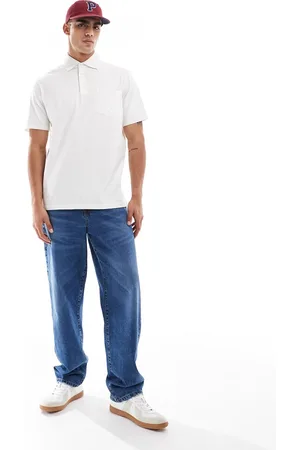 Ralph Lauren Pocket cotton linen polo classic oversized fit in cream