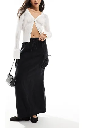 ASOS Cargo maxi skirt in