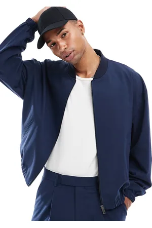 ASOS Bomber smart co-ord jacket with pocket detailing in