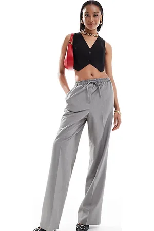 ASOS ASOS DESIGN Tall tailored pull on trousers in
