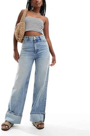 New Look Turn up jeans in mid