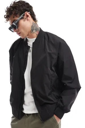 Bershka Nylon bomber jacket in