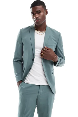 JACK & JONES Slim fit suit jacket in sage