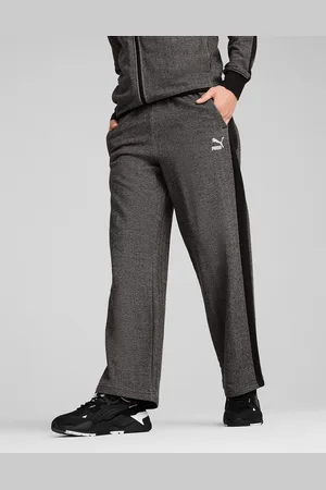 PUMA T7 track pants in herringbone