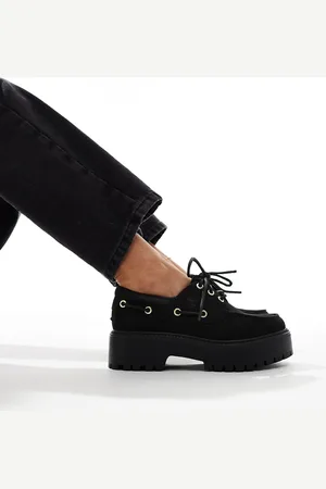 Timberland Stone Street elevated classic 3 eye boat shoes in leather