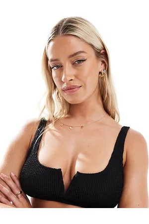 The Frolic Deia curved front bikini top in