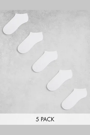 ASOS 5 pack trainer socks in