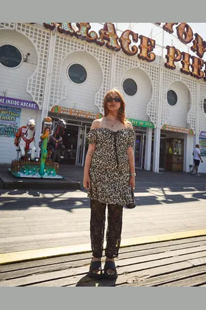 Labelrail X Laura Elizabeth Klein ruched mini dress in leopard