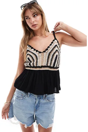 New Look Crochet top cami in