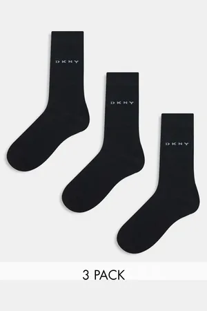 DKNY 3 pack wall socks in