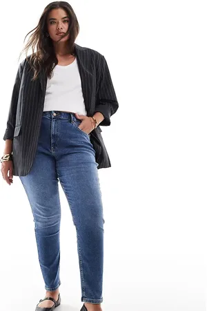 ASOS ASOS DESIGN Curve ultimate skinny jeans in mid