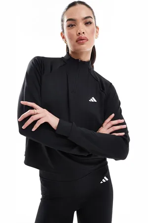 adidas Adidas Training Train Essentials 1/4 zip top in