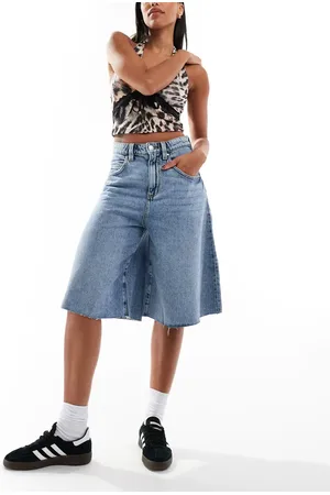 Cotton On Cotton On wide leg denim jorts in coast