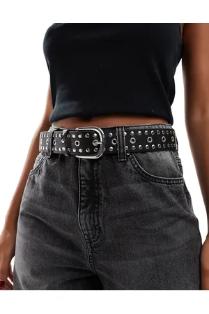 ASOS Studded waist and hip jeans belt in