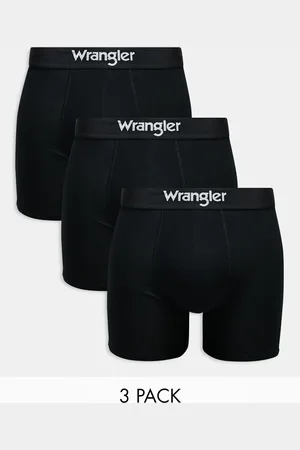 Wrangler 3 pack wilkins medium length trunks in