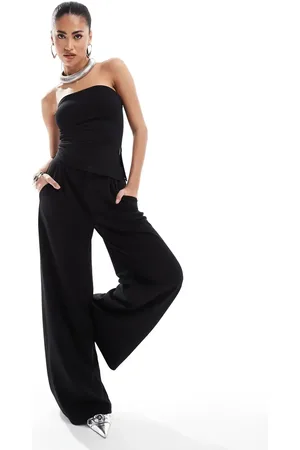 ASOS Co-ord smart wide leg trousers in