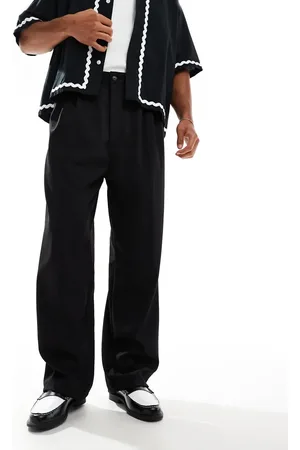 Bershka Baggy tailored trouser in
