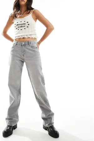 Bershka Straight leg jeans in