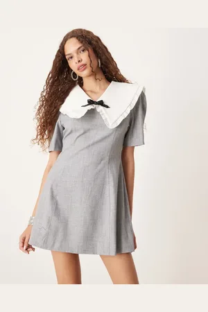 Sister Jane Oversized collar mini dress in