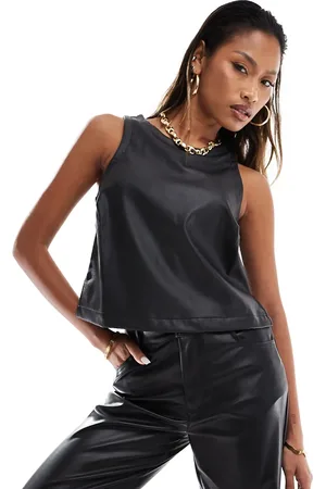 New Look PU shell top in