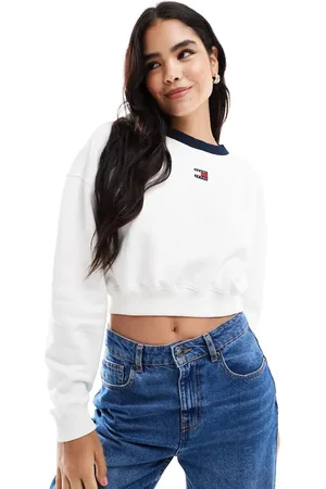 Tommy Hilfiger Crop ringer sweatshirt in