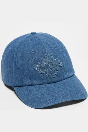 The Couture Club Emblem logo denim cap in