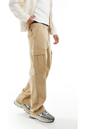 Tommy Hilfiger Aiden ripstop cargo trousers in beige