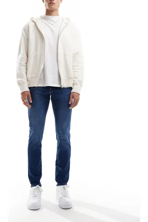 Only & Sons Loom slim fit jeans in washed indigo