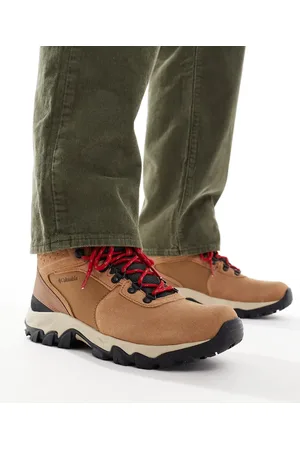 Columbia Newton Ridge Plus II WP waterproof suede hiking boots in tan