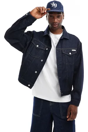 Calvin Klein Relaxed denim jacket in indigo denim
