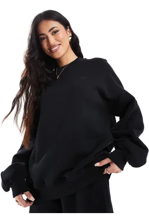 The Couture Club Washed essentials sweatshirt with seam detail in washed