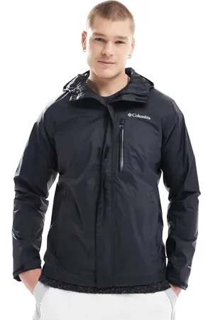 Columbia Pouring Adventure hooded rain jacket in