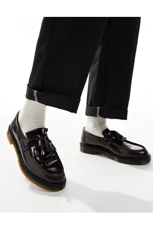 Dr. Martens Unisex Adrian tassel loafers in cherry arcadia leather