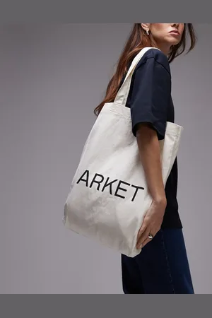 ARKET Canvas tote bag in off
