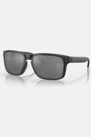 Oakley Holbrook™ square polarised sunglasses in with grey mirrored lens in matte