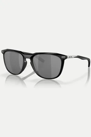 Oakley Thurso square polarised sunglasses in with grey mirrored lens in matte