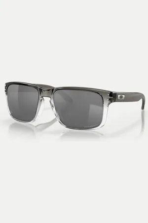 Oakley Holbrook™ square polarised sunglasses in with grey mirrored lens in dark ink fade
