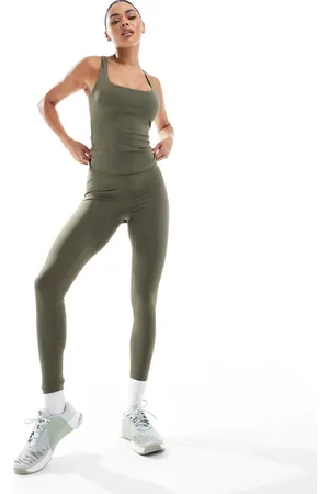 South Beach High waist legging in khaki