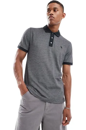 Abercrombie & Fitch Chic icon logo texture polo in