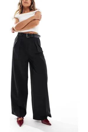 ASOS Belted relaxed tailored trouser in