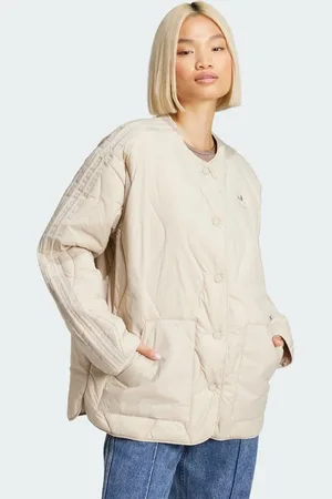 adidas Fashion Quilted Liner Jacket in beige
