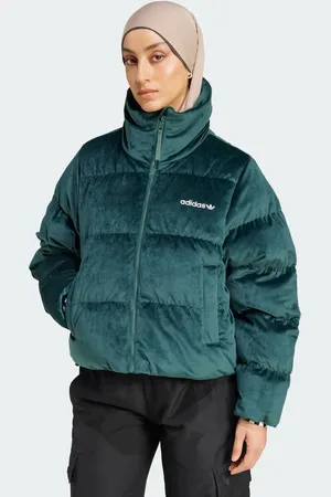 adidas Regen Velvet Down Puffer Jacket in