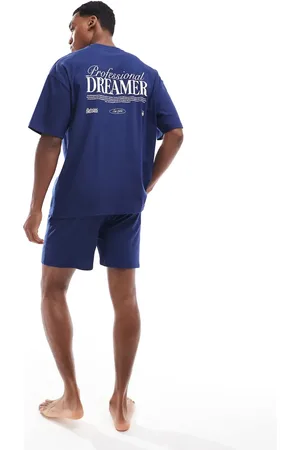 ASOS Pyjama set with Dreamer graphics in