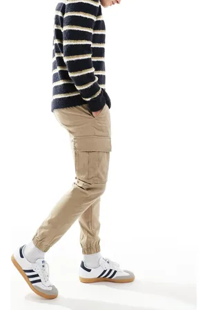 JJ Cuffed cargo trouser in beige