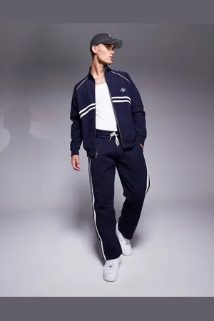 Alma de Ace Co-ord joggers with contrast piping in