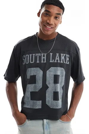 Hollister Crew neck boxy sport top in check